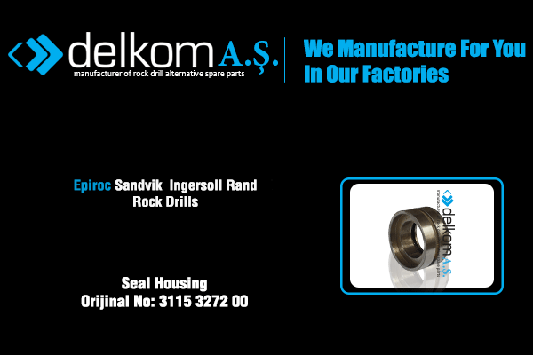 Seal Housing Rock Drill Spare Parts