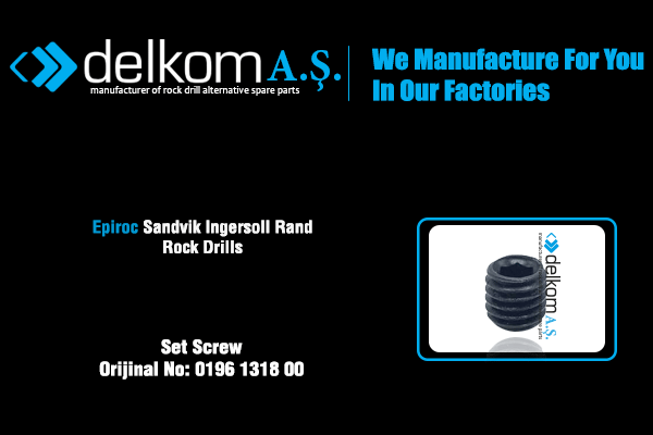 Set Screw Rock Drill Spare Parts