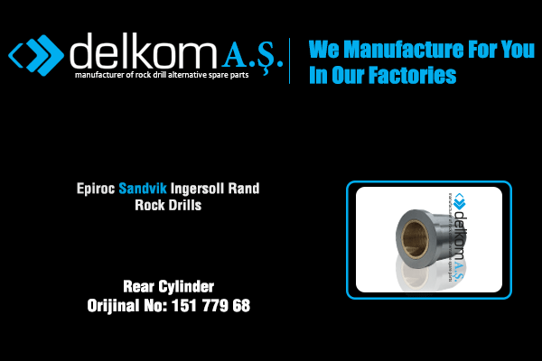 Rear Cylinder Rock Drill Spare Parts