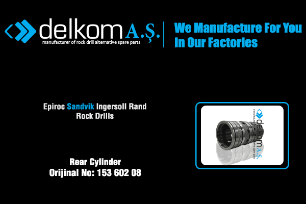 Cilindro Trasero Rock Drill Spare Parts