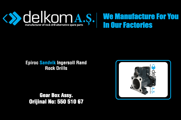 Corps de rotation complet Rock Drill Spare Parts