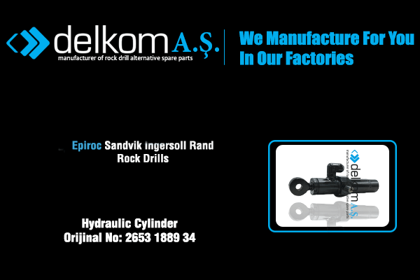 Cylindre hydraulique Rock Drill Spare Parts