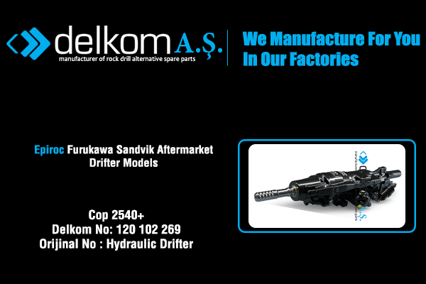 COP 2540+ Rock Drill Spare Parts