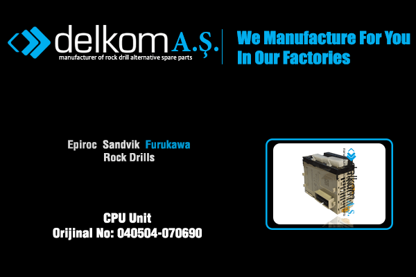 PLC Rock Drill Spare Parts