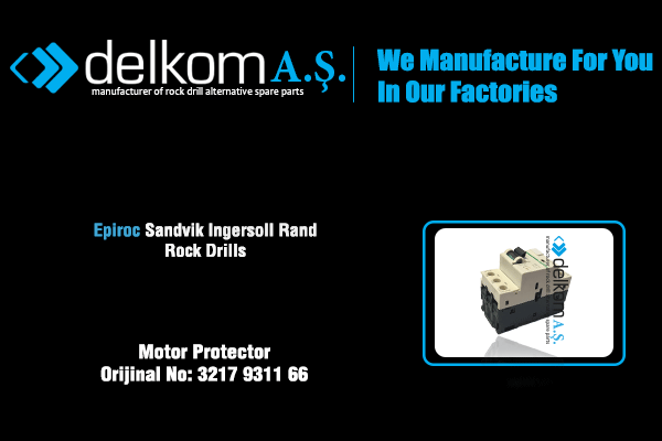 Motor Koruma Şalteri Rock Drill Spare Parts