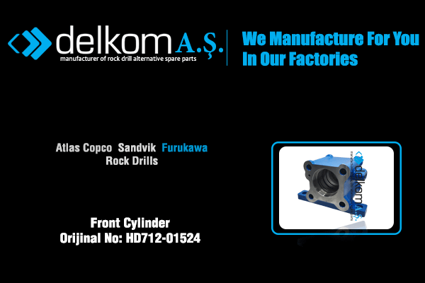 Damping Piston Gövdesi Rock Drill Spare Parts