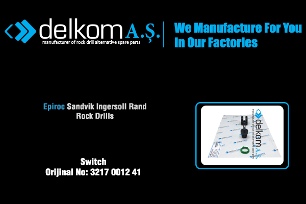 Konum Anahtarı Yaylı Rock Drill Spare Parts