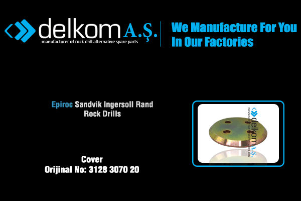 Kızak Taşıyıcı Şaft Kapağı Rock Drill Spare Parts