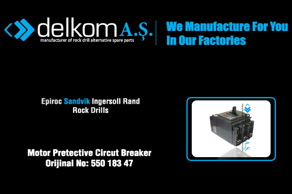 Ana Şalter Rock Drill Spare Parts