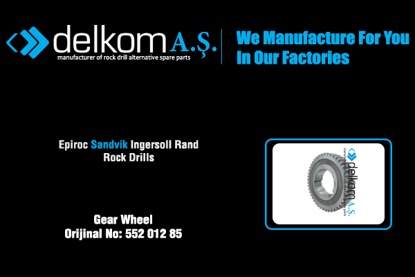 Şanzuman Dişlisi Rock Drill Spare Parts