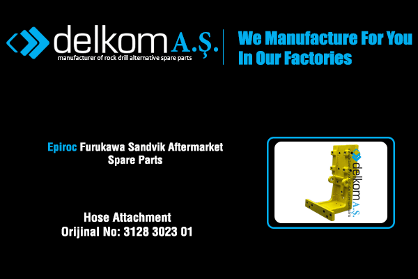 Hortum Taşıyıcı Braketi Rock Drill Spare Parts