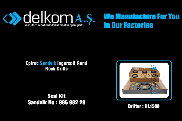 Ön Başlık Tamir Takımı HL1500 Rock Drill Spare Parts