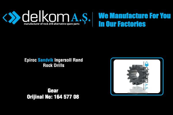 Baskı Hidromotor Dişlisi Rock Drill Spare Parts