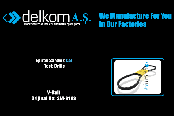 Kayış Rock Drill Spare Parts