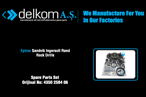 2000 Saatlik Bakım Seti Rock Drill Spare Parts