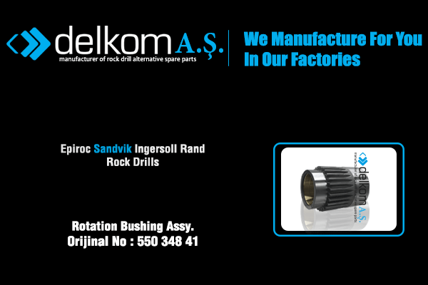 Rotasyon Dişlisi Komple Rock Drill Spare Parts