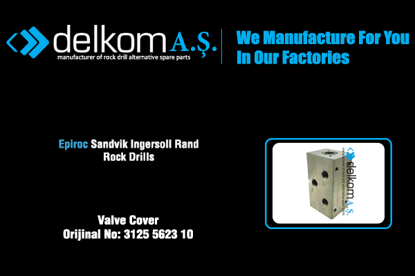 Valf Ünitesi Valf Kapağı Rock Drill Spare Parts