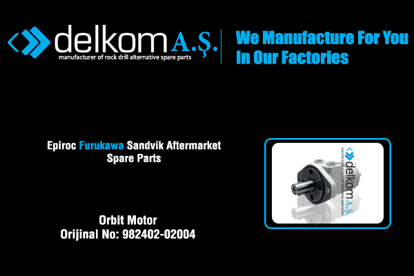 Robot Hidromotoru Rock Drill Spare Parts