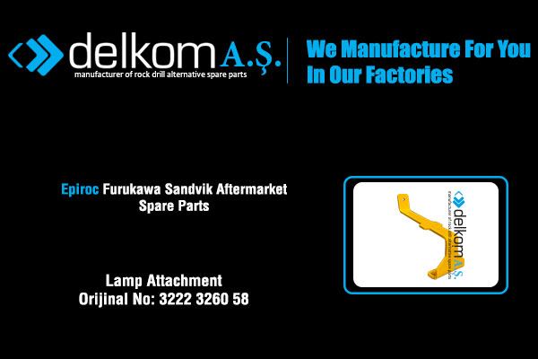 Aydınlatma Lambası Bağlantı Ayağı Rock Drill Spare Parts