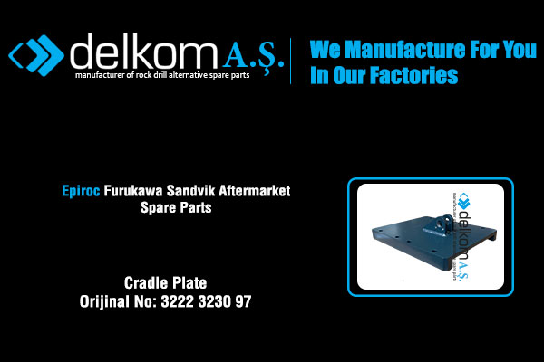 Tozluk Bağlantı Tablası Alt Rock Drill Spare Parts