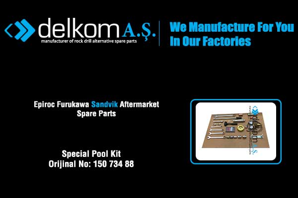 Tabanca Özel Aparat Kiti Rock Drill Spare Parts