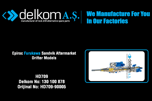 HD709 Rock Drill Spare Parts