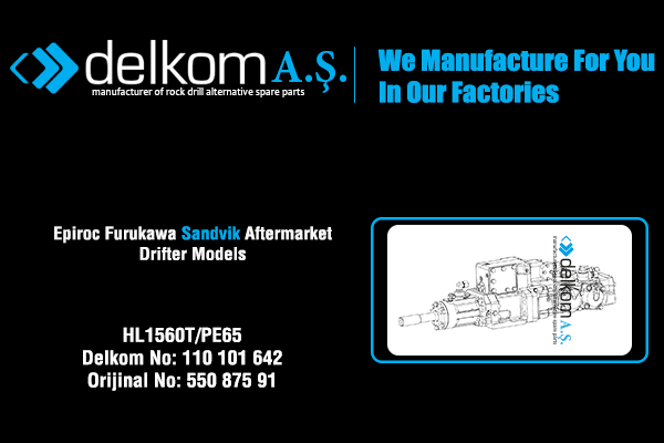 HL1560T/PE65 Rock Drill Spare Parts