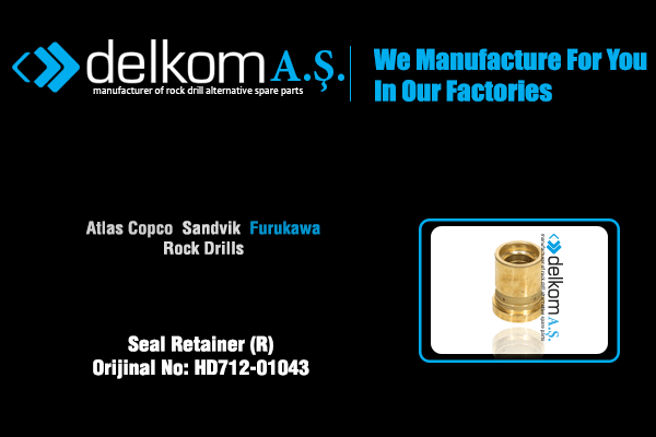 Seal Retainer (R) Rock Drill Spare Parts