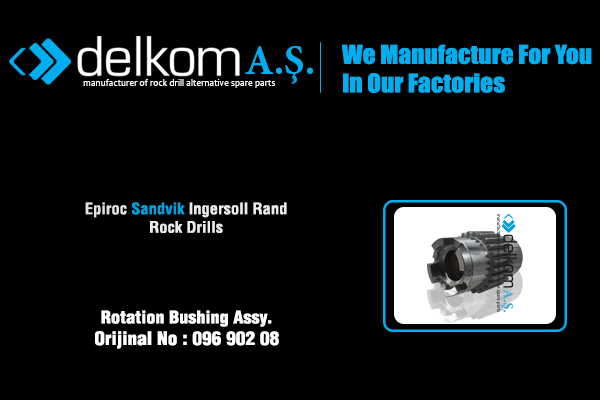 Rotation Bushing Assy. Rock Drill Spare Parts