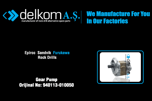 Gear Pump Rock Drill Spare Parts