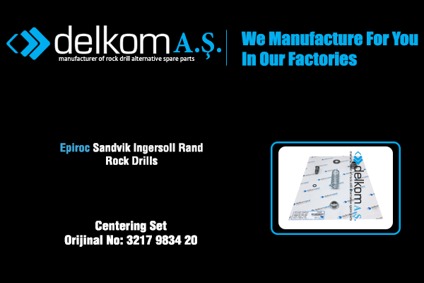 Centering Set Rock Drill Spare Parts