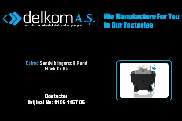 Contactor Rock Drill Spare Parts