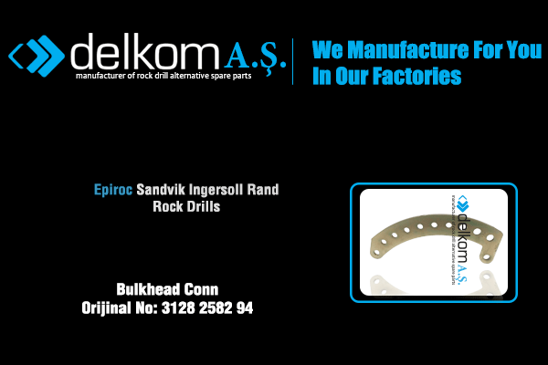 Bulkhead Conn Rock Drill Spare Parts