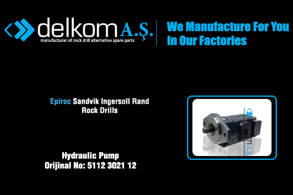 Hydraulic Pompa Rock Drill Spare Parts