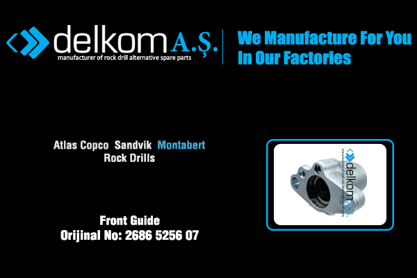 Front Guide Rock Drill Spare Parts