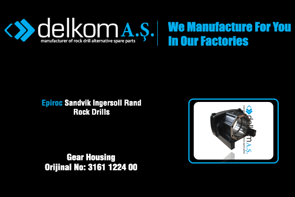 Gear Housing Rock Drill Spare Parts