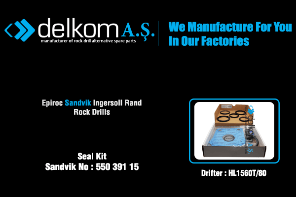 Seal Kit HL1560T/80 Rock Drill Spare Parts