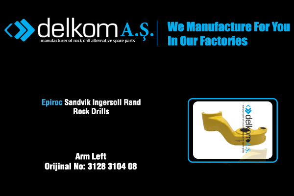 Arm Left Rock Drill Spare Parts