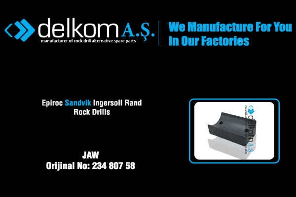JAW Rock Drill Spare Parts