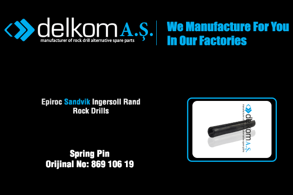 Spring Pin Rock Drill Spare Parts