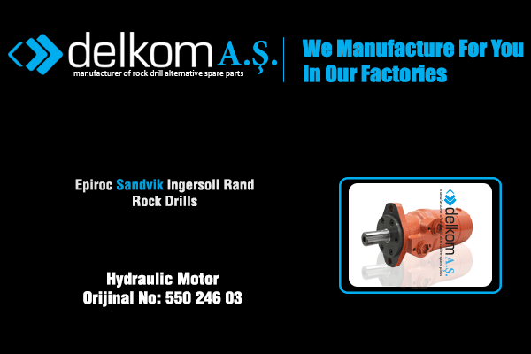 Hydraulic Motor Rock Drill Spare Parts