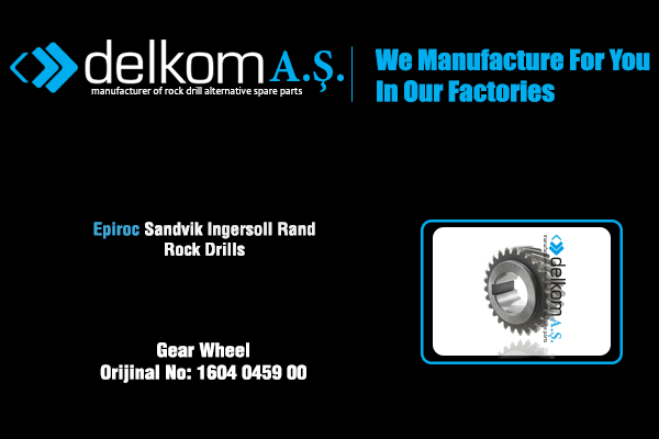 Gear Wheel Rock Drill Spare Parts
