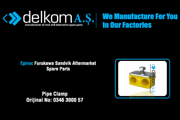 Pipe Clamp Rock Drill Spare Parts