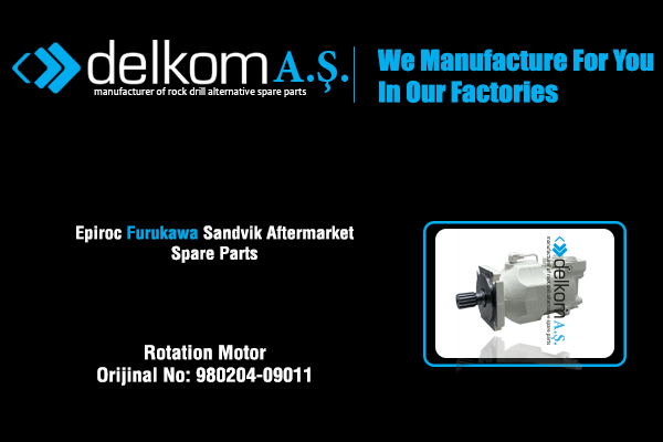 Rotation Motor Rock Drill Spare Parts