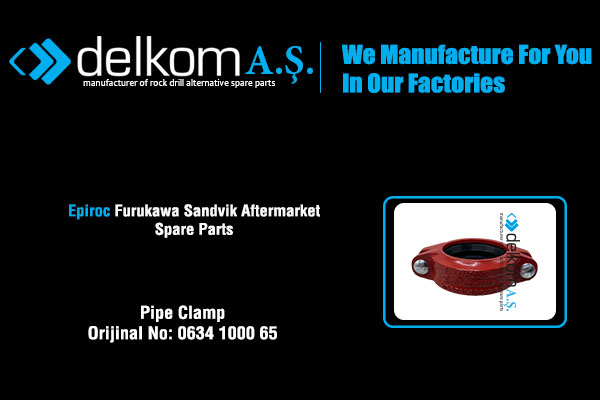 Pipe Clamp Rock Drill Spare Parts