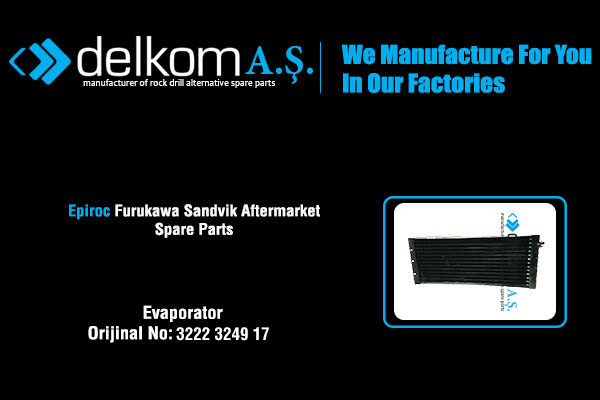 Evaporator Rock Drill Spare Parts